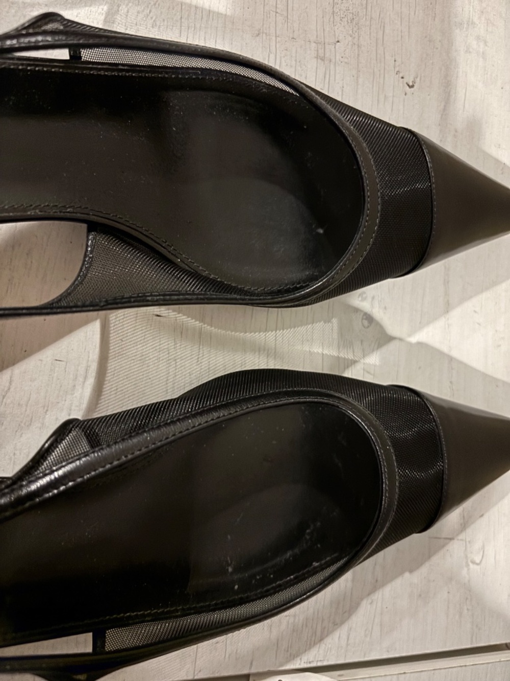Used Once Authentic Saint Laurent Oxalis Slingback Pumps Size 38 - Picture 8 of 8